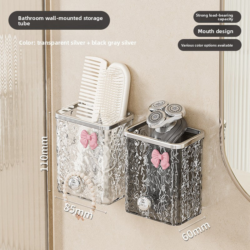 Wall Mounted Bathroom Organizer Storage Rack