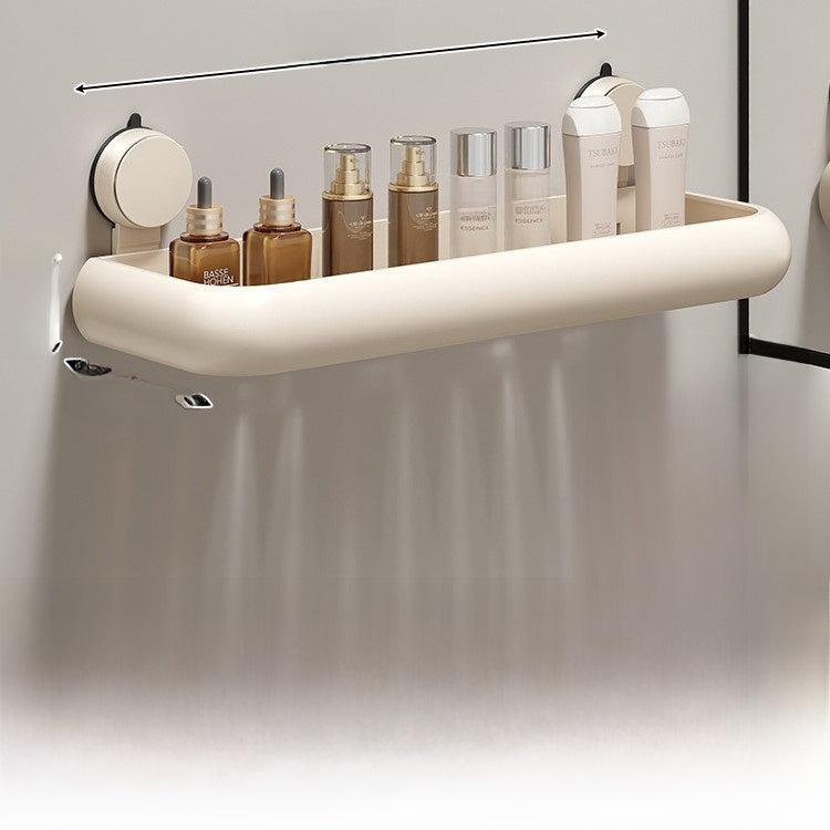 Wall Mounted Bathroom Storage Shelf with Hooks