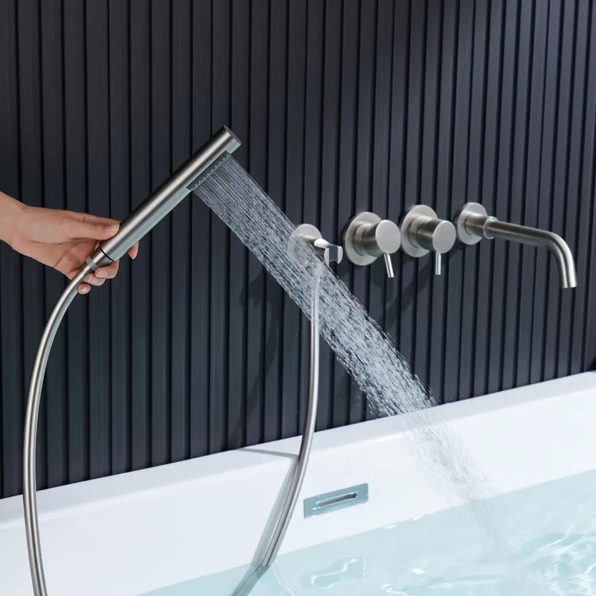 Wall Mounted Bathtub Faucet Set