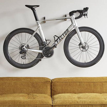 Wall Mounted Bicycle Parking Rack Solid Wood