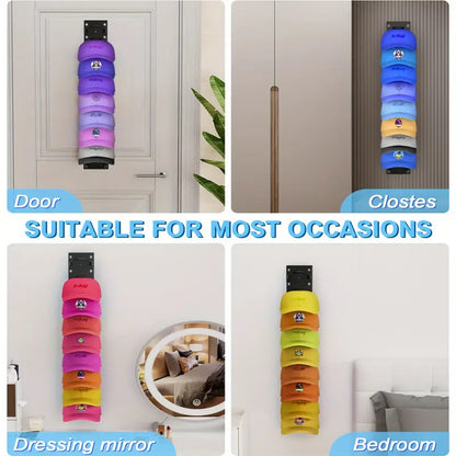 Wall Mounted Cap Storage Rack