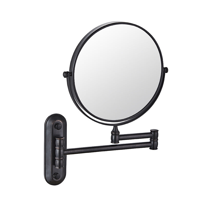 Wall Mounted Double-Sided Folding Makeup Mirror with Magnifying