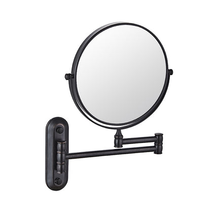 Wall Mounted Double-Sided Folding Makeup Mirror with Magnifying