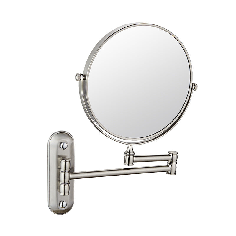 Wall Mounted Double-Sided Folding Makeup Mirror with Magnifying