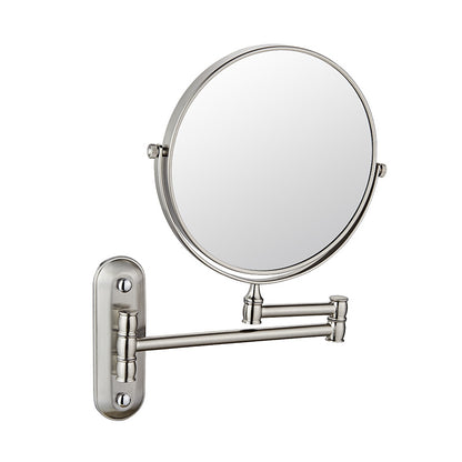 Wall Mounted Double-Sided Folding Makeup Mirror with Magnifying