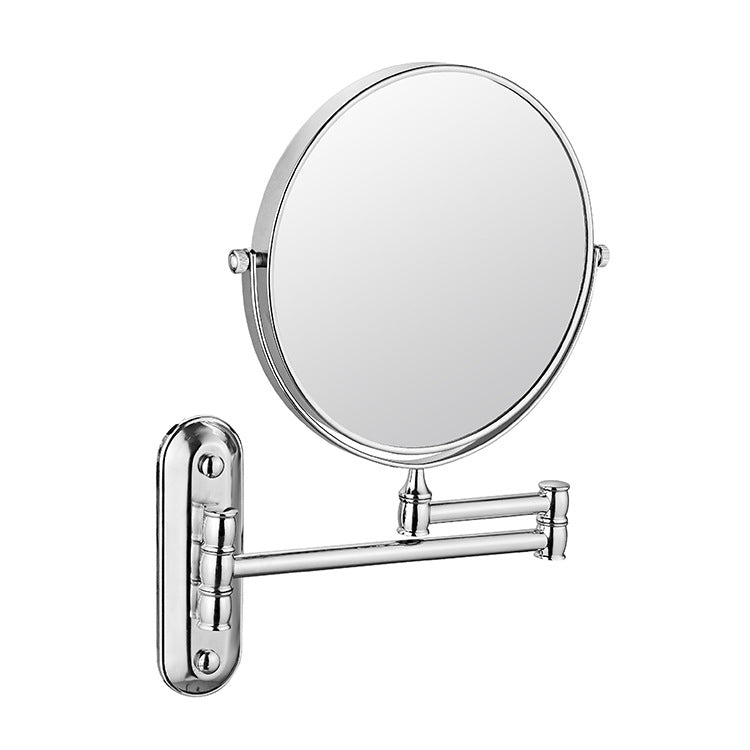 Wall Mounted Double-Sided Folding Makeup Mirror with Magnifying