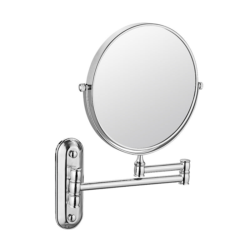 Wall Mounted Double-Sided Folding Makeup Mirror with Magnifying