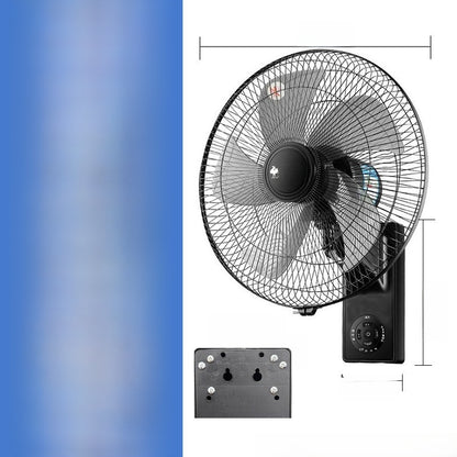 Wall-Mounted Electric Fan with Aluminum Blades