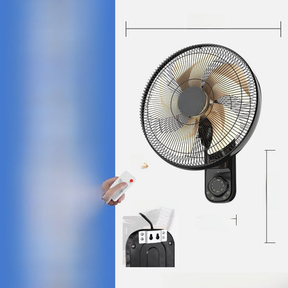 Wall-Mounted Electric Fan with Aluminum Blades