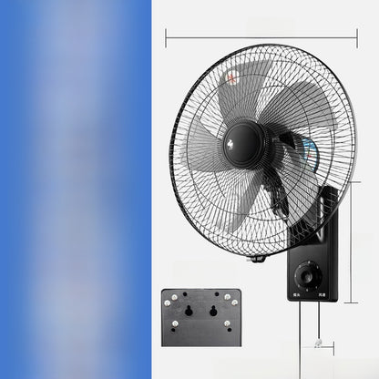 Wall-Mounted Electric Fan with Aluminum Blades