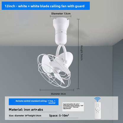 Wall-mounted fan