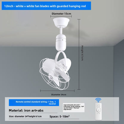 Wall-mounted fan