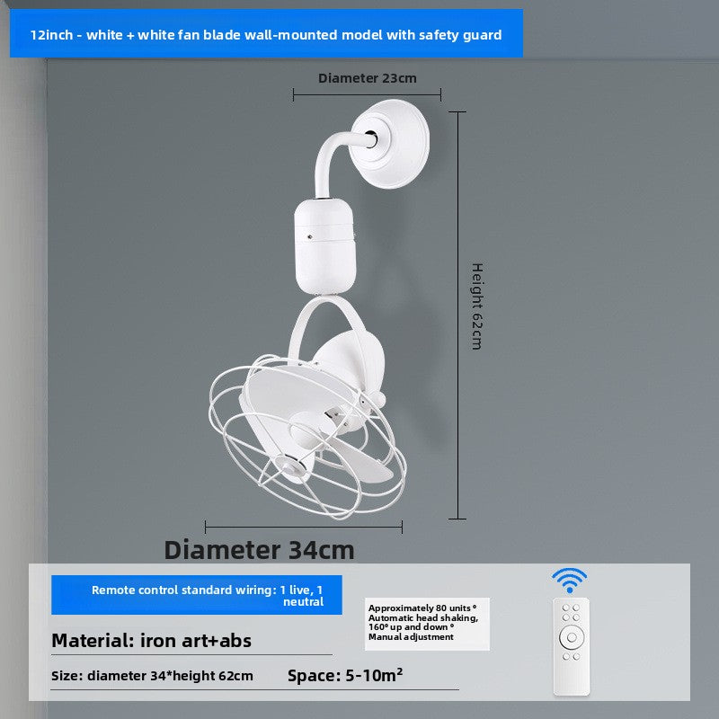 Wall-mounted fan