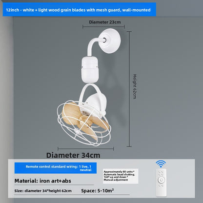Wall-mounted fan