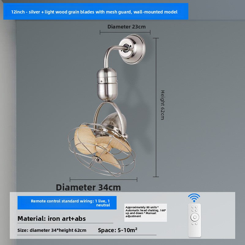 Wall-mounted fan
