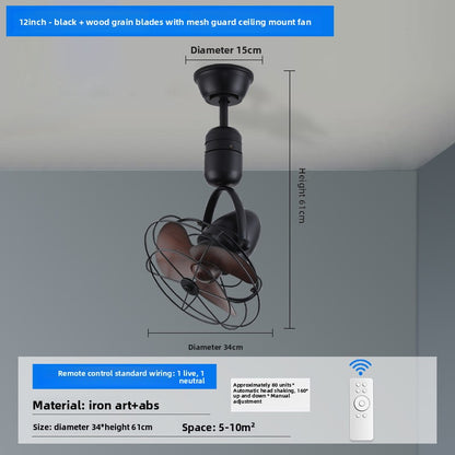 Wall-mounted fan