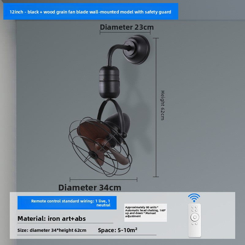 Wall-mounted fan