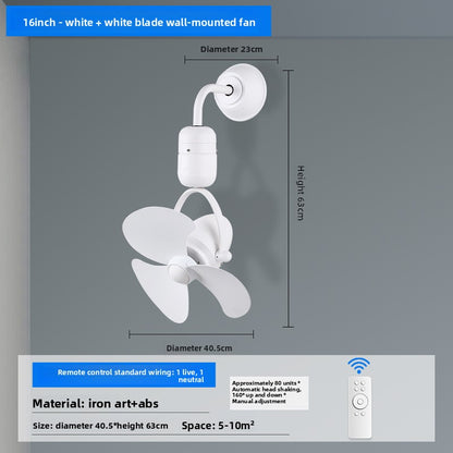 Wall-mounted fan