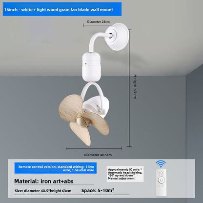 Wall-mounted fan