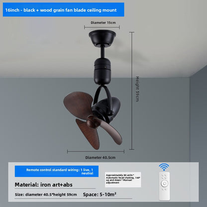 Wall-mounted fan