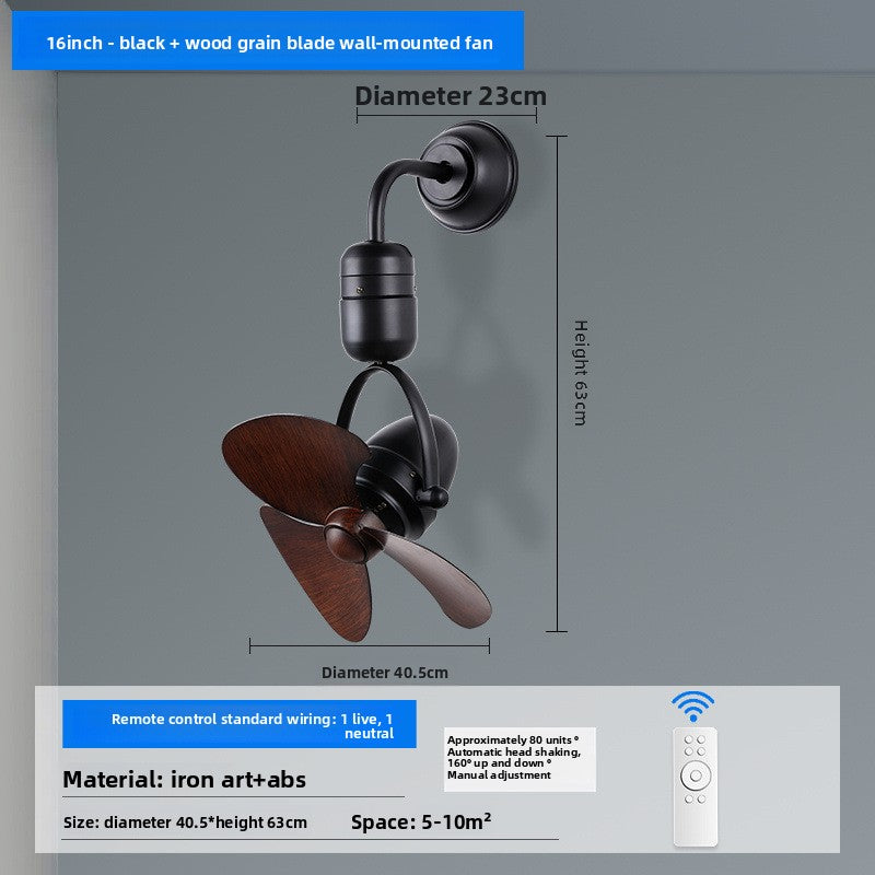 Wall-mounted fan