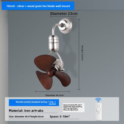 Wall-mounted fan