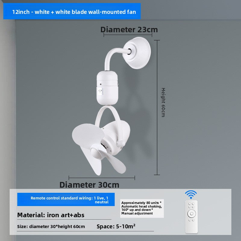 Wall-mounted fan