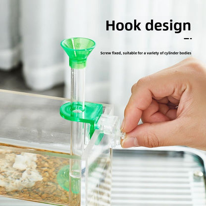 Wall-Mounted Fish Tank Feeder