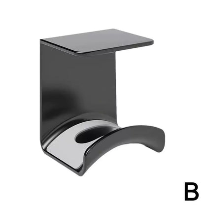 Wall-mounted headphone stand