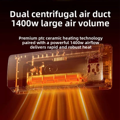 Wall mounted heater