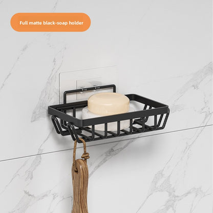 Wall-Mounted Iron Bathroom Storage Shelf