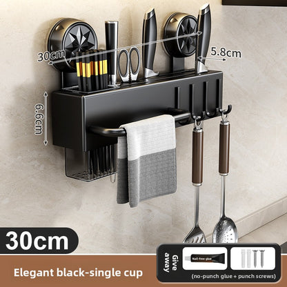 Wall-mounted knife holder