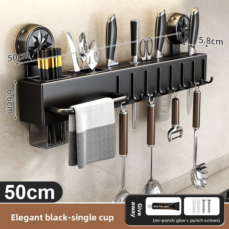 Wall-mounted knife holder