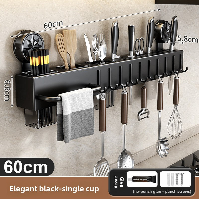 Wall-mounted knife holder