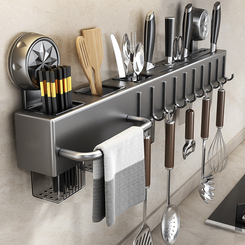Wall-mounted knife holder