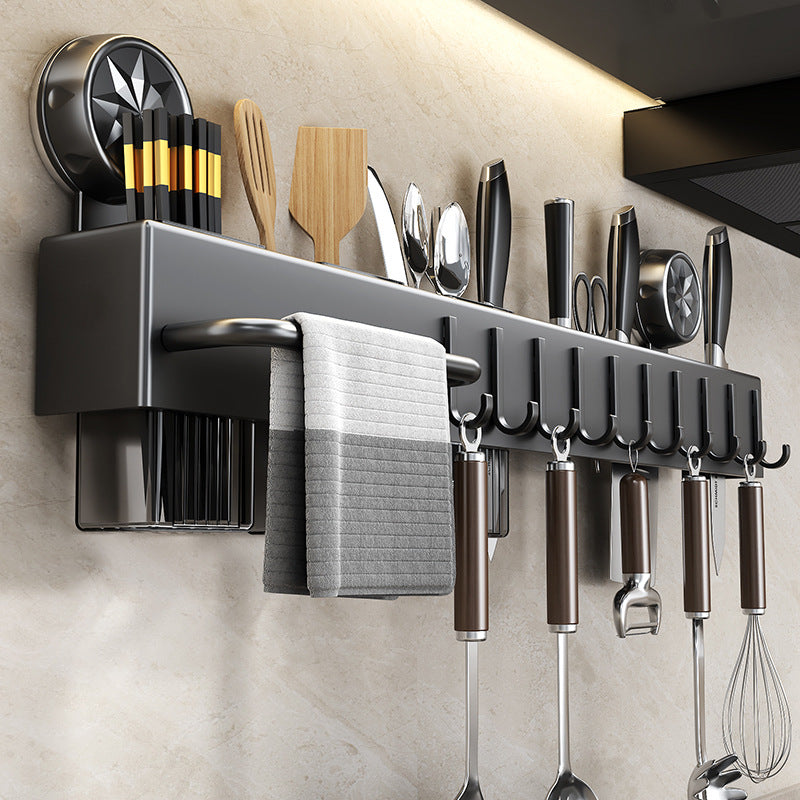 Wall-mounted knife holder