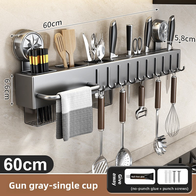 Wall-mounted knife holder