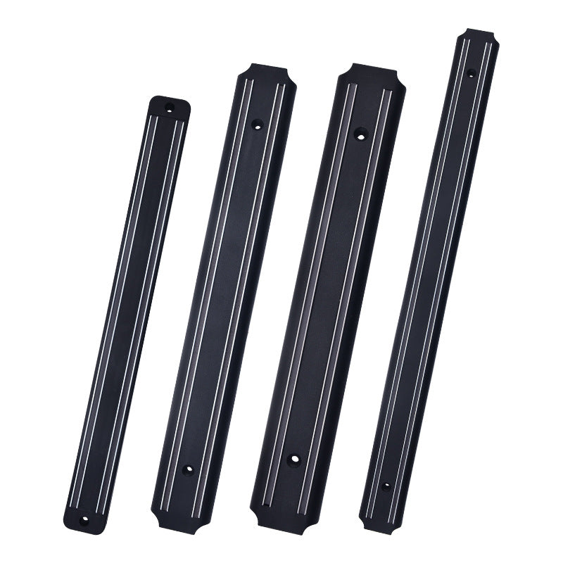 Wall-mounted magnetic knife rack for the kitchen