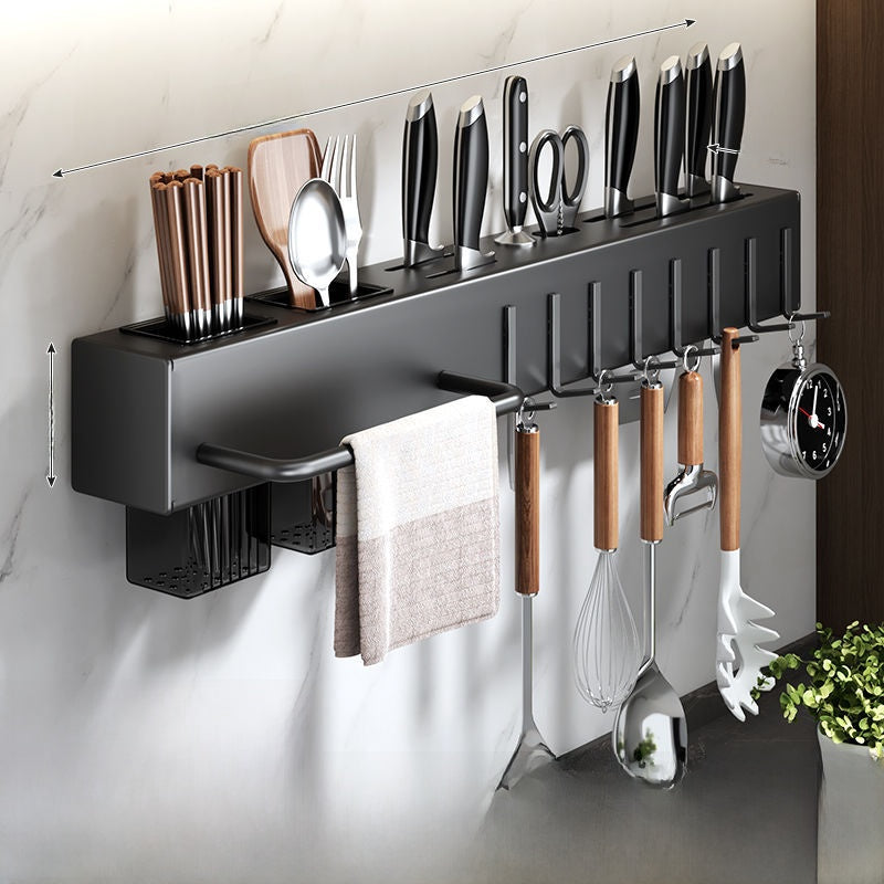 Wall Mounted Multifunctional Kitchen Utensil Holder