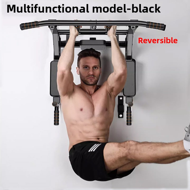 Wall-mounted pull-up bar