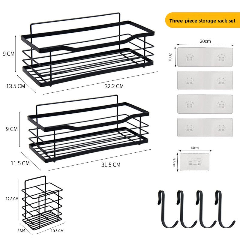 Wall-Mounted Punch-Free Storage Rack