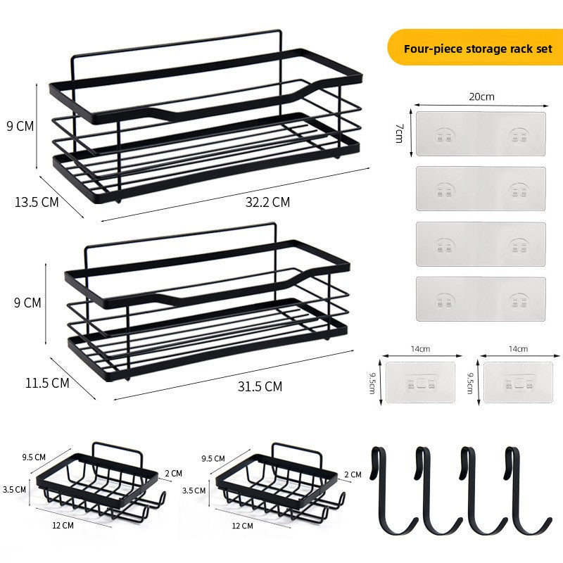 Wall-Mounted Punch-Free Storage Rack