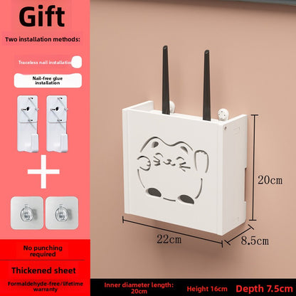 Wall-Mounted Router Storage Box