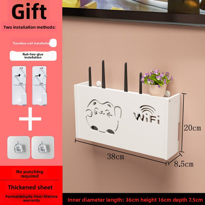 Wall-Mounted Router Storage Box