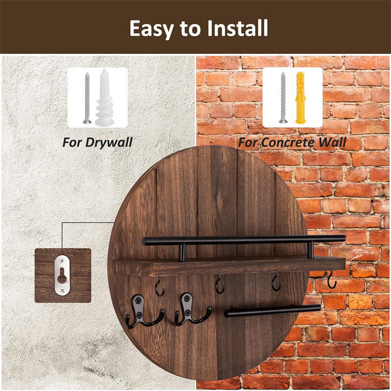 Wall-mounted shelf