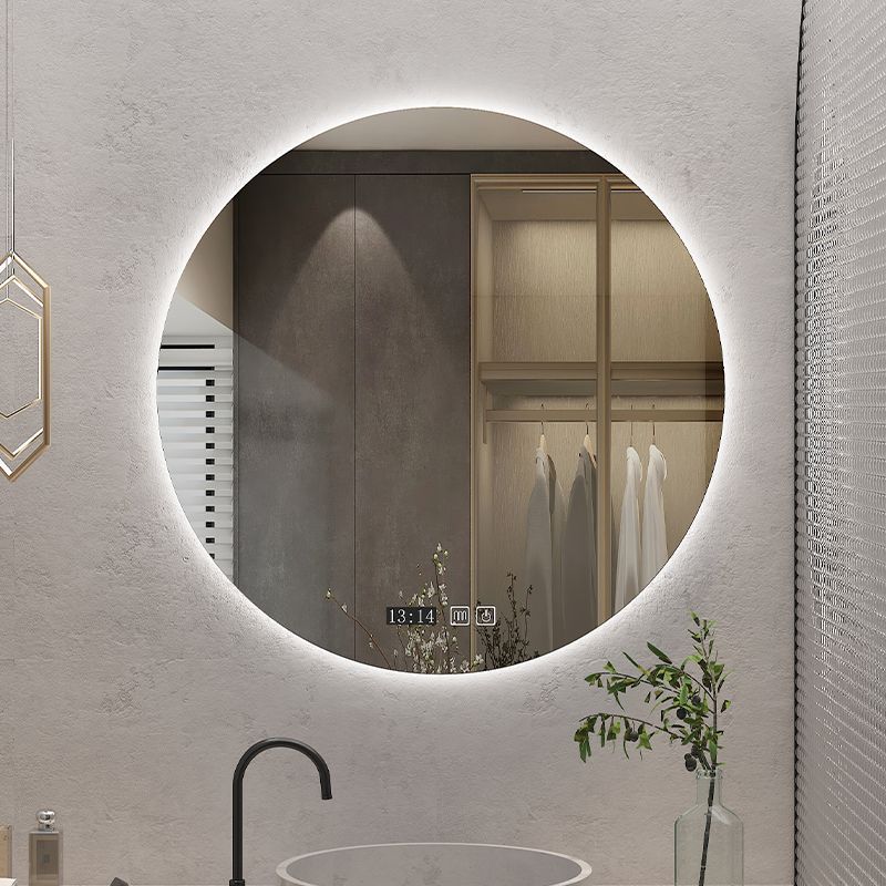 Wall-mounted smart bathroom mirror