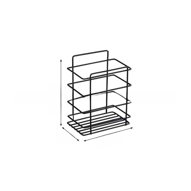 Wall-mounted Stainless Steel Bathroom Storage Rack