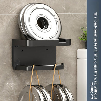Wall Mounted Tissue Box Holder Plastic Bathroom Storage Rack