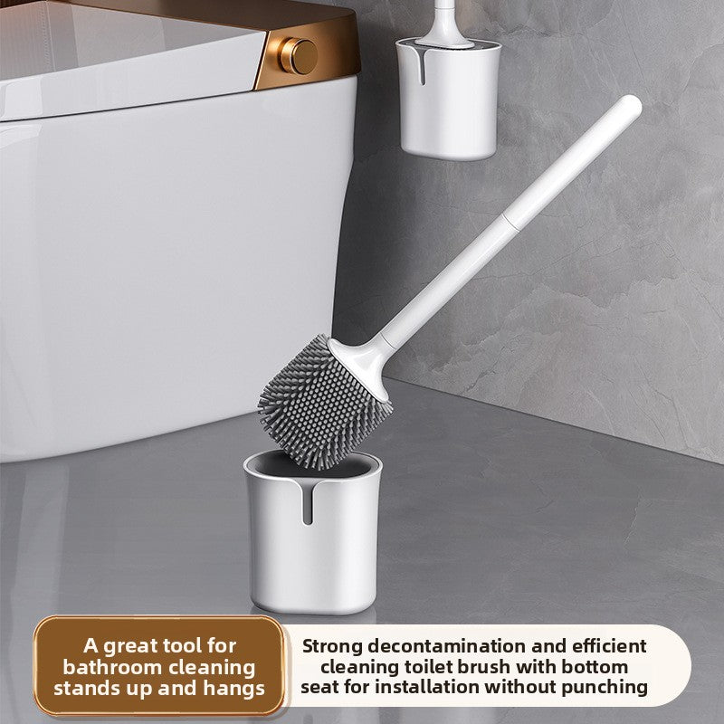 Wall-mounted tool for toilet brush