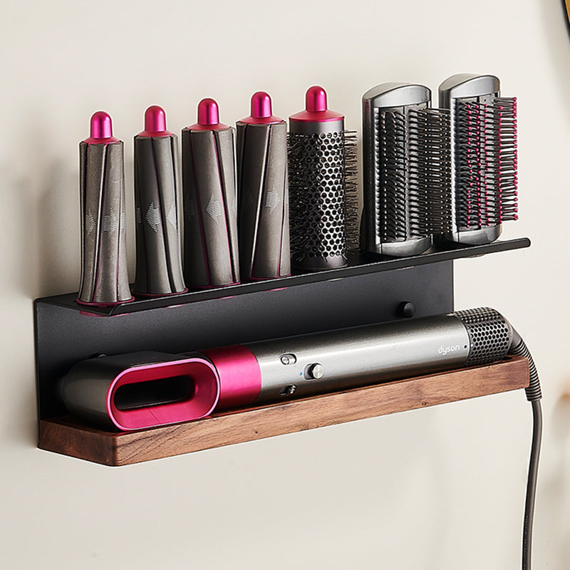 Walnut Dyson Hair Styler Wall Mount Holder